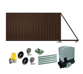 Ворота автоматические откатные КОРН с электроприводом AN-MOTORS ASL500KIT FULL, фото 1