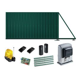 Ворота автоматические откатные КОРН с электроприводом CAME BX-68 FULL, фото 1