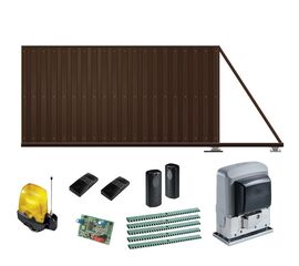 Ворота автоматические откатные КОРН с электроприводом CAME BX-68 FULL, фото 1