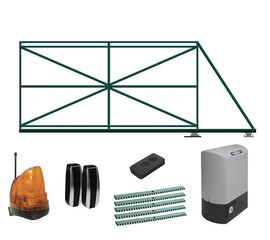 Ворота автоматические откатные КОРН с электроприводом DOORHAN SL-800KIT, фото 1
