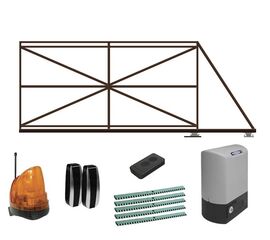 Ворота автоматические откатные КОРН с электроприводом DOORHAN SL-800KIT, фото 1