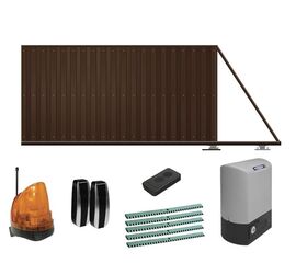 Ворота автоматические откатные КОРН с электроприводом DOORHAN SL-800KIT, фото 1