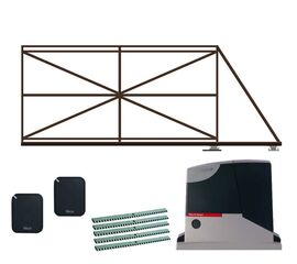 Ворота автоматические откатные КОРН c электроприводом NICE ROX600KLT, фото 1