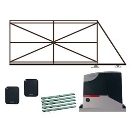 Ворота автоматические откатные КОРН c электроприводом NICE ROX600KLT, фото 1