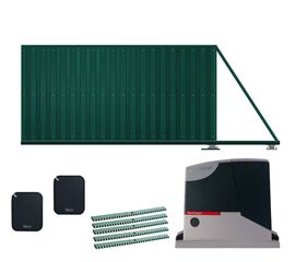 Ворота автоматические откатные КОРН c электроприводом NICE ROX600KLT, фото 1