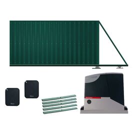 Ворота автоматические откатные КОРН c электроприводом NICE ROX600KLT, фото 1