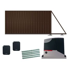 Ворота автоматические откатные КОРН c электроприводом NICE ROX600KLT, фото 1