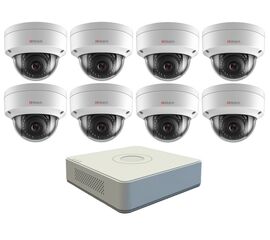 Комплект видеонаблюдения HiWatch IP KIT-8/36 на 8 камер 2Mp, фото 1
