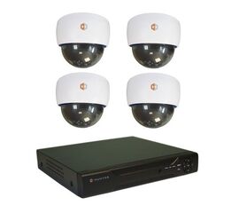 Комплект видеонаблюдения Hunter IP KIT-4/69 на 4 камеры 2Mp, фото 1