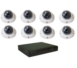 Комплект видеонаблюдения Hunter IP KIT-8/72 на 8 камер 1,3Mp PoE, фото 1