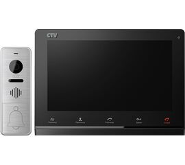 Комплект видеодомофона CTV-DP4101 AHD (W/B), фото 1