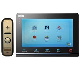 Комплект видеодомофона CTV-DP2700IP (W/B), фото 1