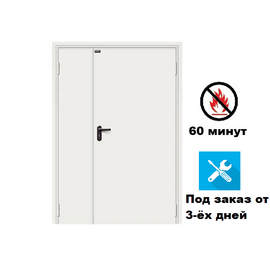 Дверь противопожарная Ei 60 | шир.до 1450\выс. до 2200мм, фото 1