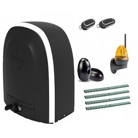 Автоматика для откатных ворот ALUTECH RTO-1000KIT FULL4-K, комплект: привод, 2 пульта, лампа, фотоэлементы, 4 рейки, фото 1