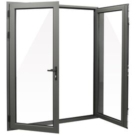 Дверь алюминиевая тёплая ТПТ-65 шир. до 1300\выс. до 2200, фото 1