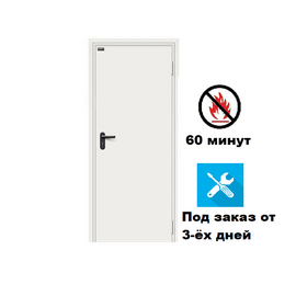 Дверь противопожарная Ei 60 | шир.до 1000\выс. до 2200мм, фото 1