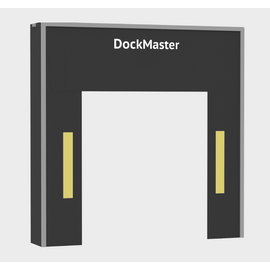 Герметизатор проёма DockMaster со складной рамой одинарный верхний лист 3400х3400 выс. (Докшелтер), фото 1