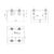 Скоба направляющая верхняя с 4 роликами, 0-124 мм, для откатных (сдвижных) ворот, фото 2