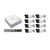 Комплект видеонаблюдения HiWatch IP 8OUT KIT, фото 1