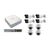 Комплект видеонаблюдения HiWatch IP 4IN+4OUT KIT, фото 1