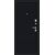 Граффити-1 Букле черное/Total Black 205*86 левое, фото 2