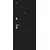 Граффити-1 Букле черное/Total Black 205*86 левое, фото 1