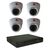 Комплект видеонаблюдения Hunter IP KIT-4/62 на 4 камеры 1Mp, фото 1