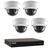 Комплект видеонаблюдения HiWatch IP KIT-4/30 на 4 камеры 2Mp PoE, фото 1