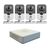 Комплект видеонаблюдения HiWatch IP KIT-4/27 на 4 камеры 1Mp, фото 1
