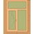 Окно металлоплатиковое (ПВХ) Deceuninck Bautec NEO 1400x1900 выс. Золотой дуб/Золотой дуб, фото 1
