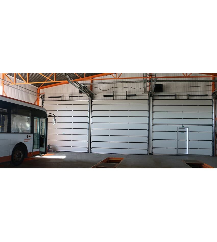 Ворота гаражные 5000x4100выс, подъёмные секционные DOORHAN, фото 5