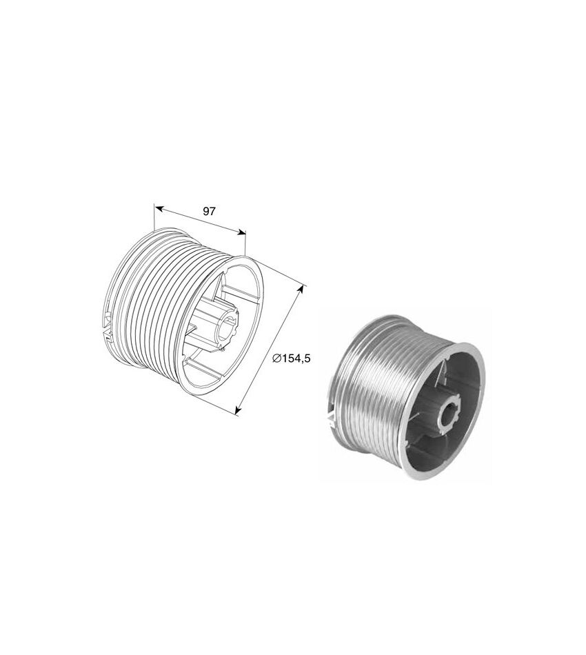 Барабан (OMI 18) для подъёмных секционных ворот, фото 1