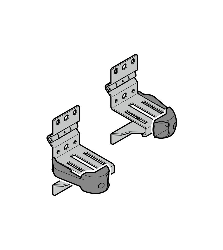 Роликовая опора, тип 6, HU / VU c oтклоняющее устройство (из нержавеющей стали), фото 1