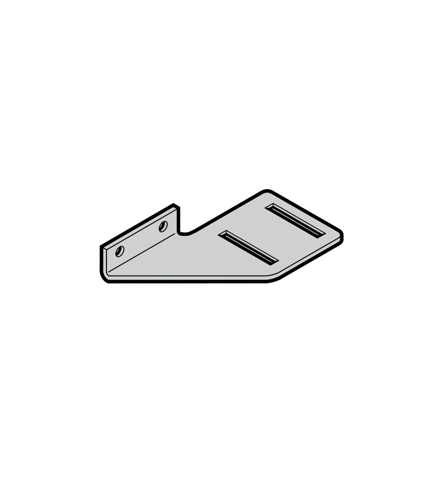 Основание для роликовой опоры (справа, из нержавеющей стали), фото 1