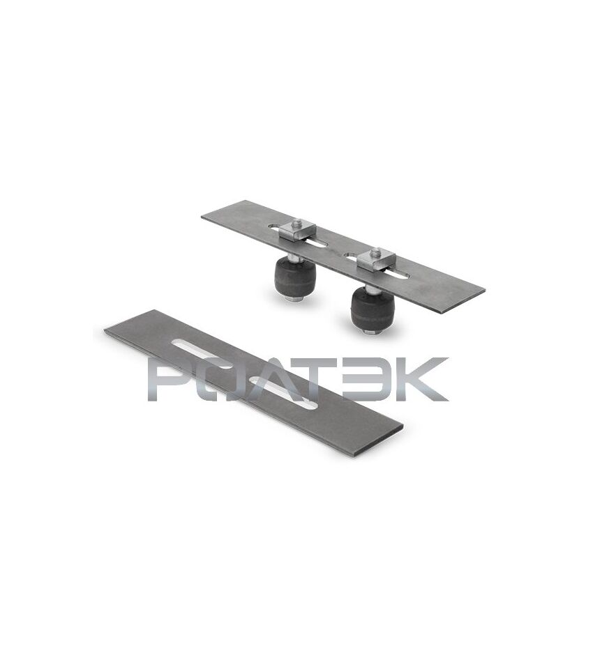 Пластина 100 мм для откатных (сдвижных) ворот, фото 1