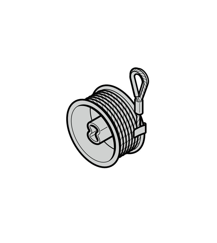 Барабан для троса, для направляющих N, L (включая трос для направляющей N, с 01.03.05 только для вор, фото 1