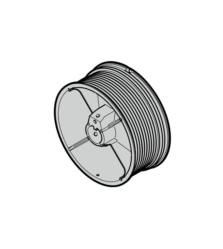 Барабан для троса, размер 3 Направляющие N, ND, NS, NH (справа), фото 1