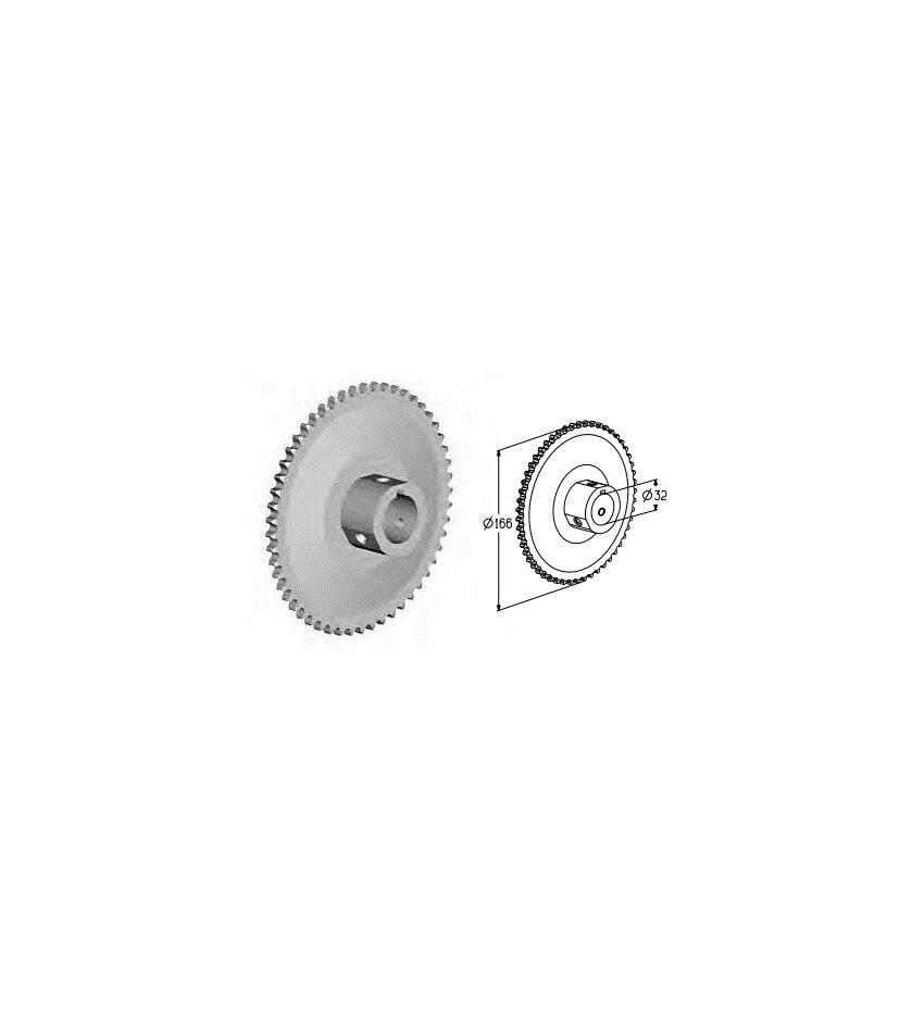 Звездочка для подъёмных секционных ворот, фото 1