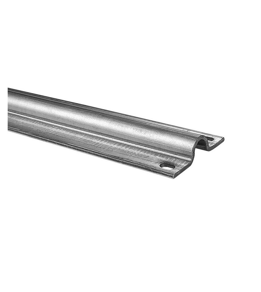 Рельс оцинкованный, полукруглое сечение, крепление винтами, для откатных (сдвижных) ворот, фото 1