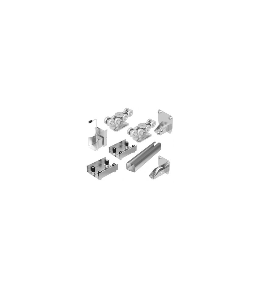 Комплектующие для откатных (сдвижных) ворот весом до 1500 кг или шириной до 8м (набор-комплект фурнитуры), фото 1