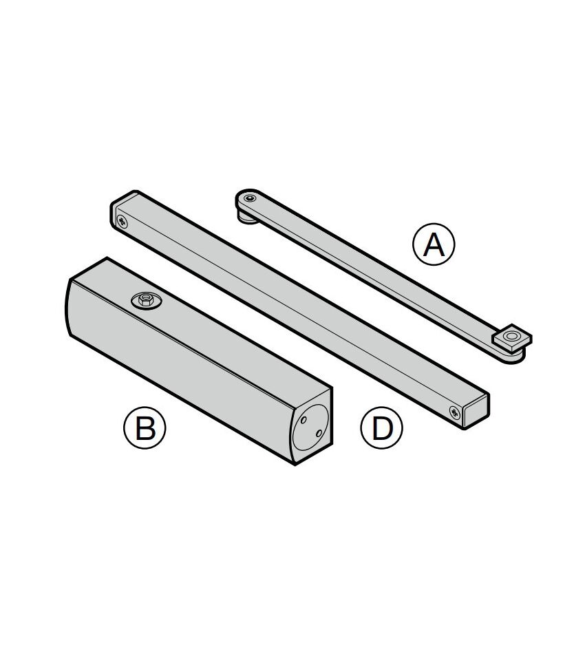 Дверные доводчики (TS 5000 S без рычажного механизма (B)), фото 1
