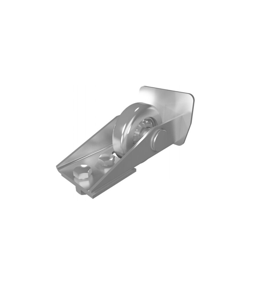 Ролик концевой в сборе для балки прокатной 71х60х3,5 для откатных (сдвижных) ворот, фото 1