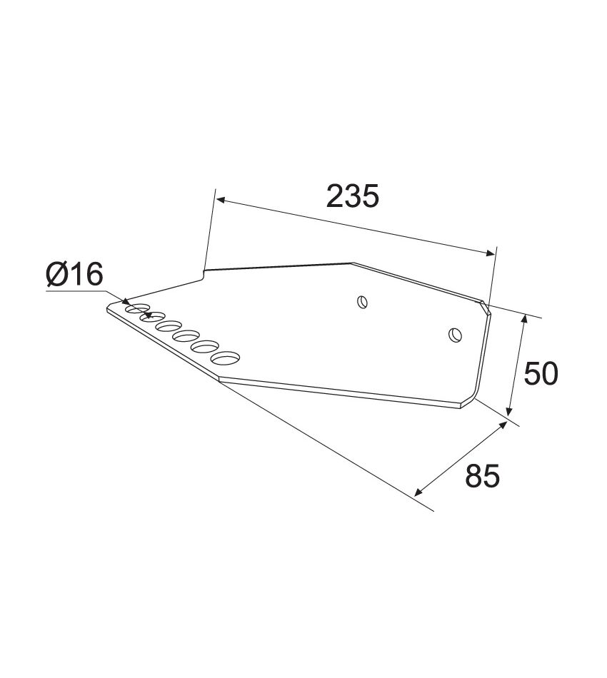 Фиксатор щита в закрытом положении для откатных (сдвижных) ворот, фото 2