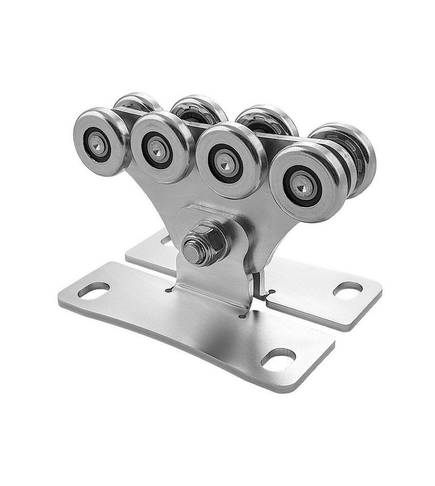 Тележка с 8 роликами "S", эконом, до 350кг, для откатных (сдвижных) ворот, фото 1