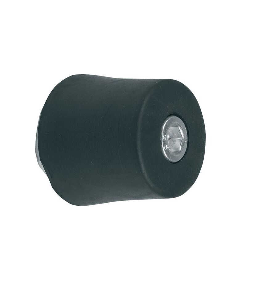 Ограничитель хода резиновый, 29х24,5 мм, с винтом, для откатных (сдвижных) ворот, фото 1