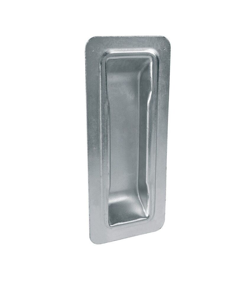 Ручка утопленная, металлическая, 175х76х22 мм., фото 1