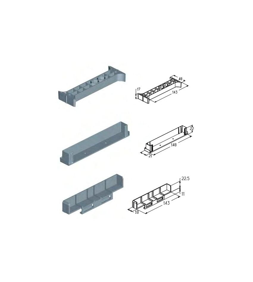 Комплект крепежный FWO145F для подъёмных секционных ворот, фото 1