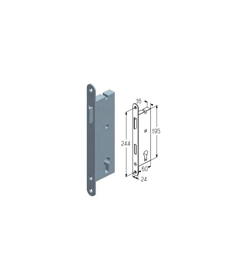 Ригель WL0202 для подъёмных секционных ворот, фото 1