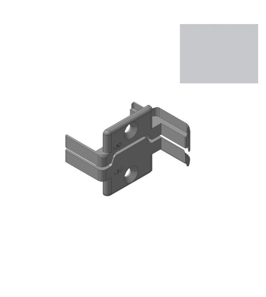 Заглушка нижняя, Ц-профиля, калитка (правое открытие) для подъёмных секционных ворот, фото 1