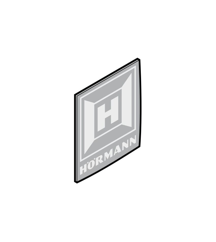 Табличка с логотипом Hörmann (43 × 51,5 мм), фото 9